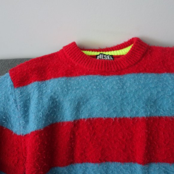 Diesel Where is Waldo Style Size S Wool Sweater - Picture 3 of 10